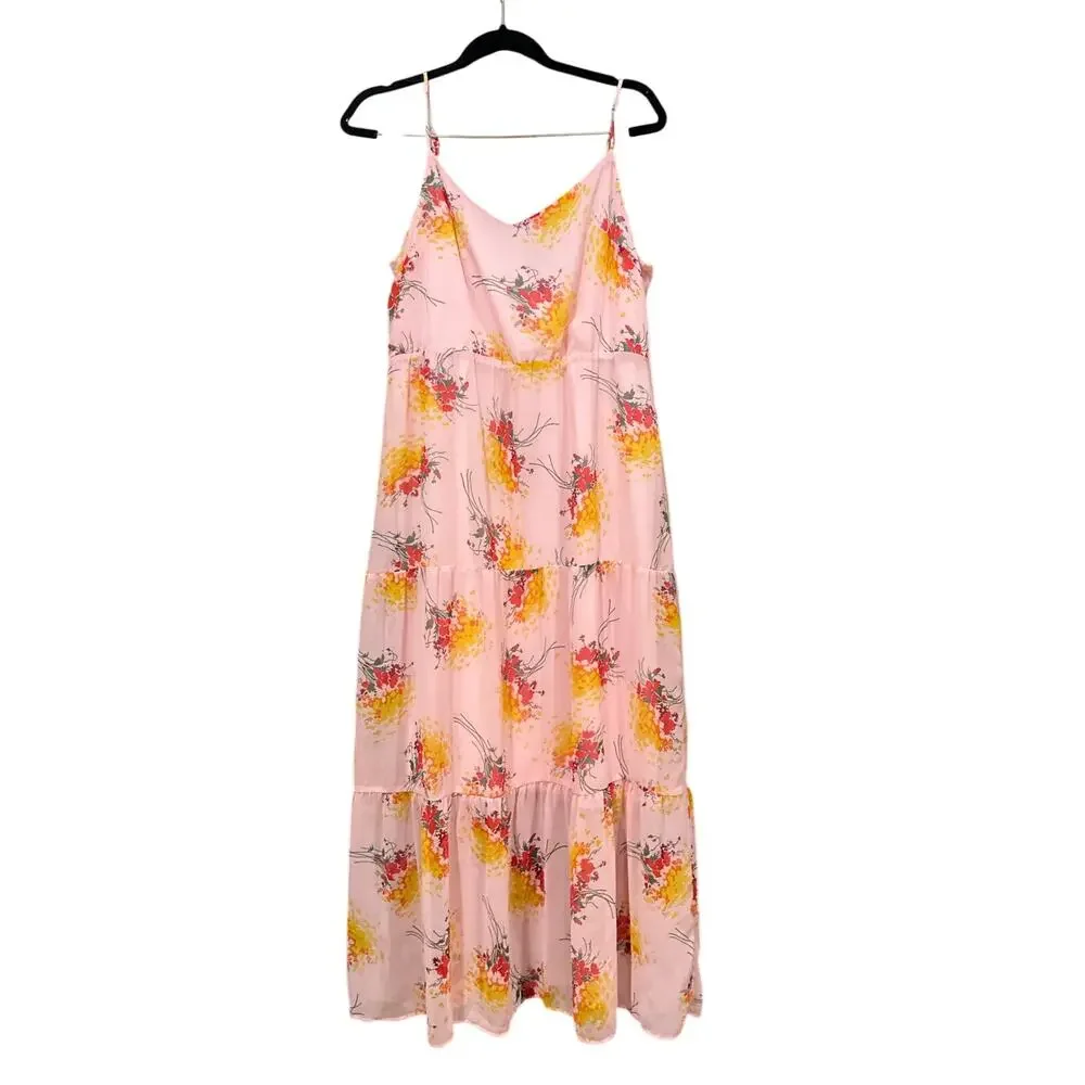 J. Crew Dress Women 14 Pink Floral